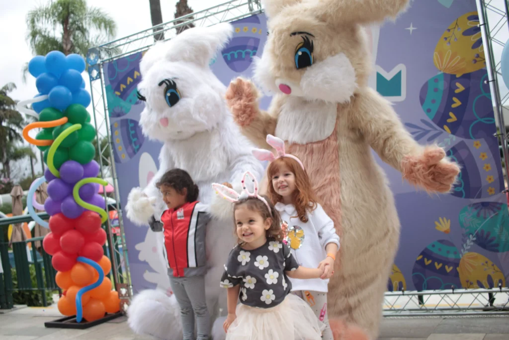 coelho da páscoa no clube esporte sírio