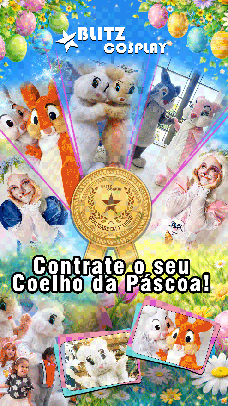 Contrate seu Coelho da Páscoa