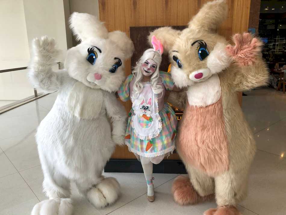 Dupla de coelho da páscoa Dupla de coelho da páscoa